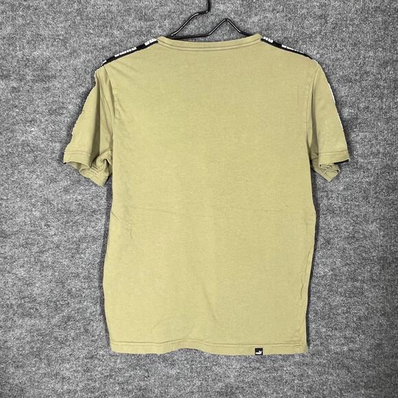 Puma Casual Tee T-Shirt Womens Size Small Green Spellout Logo Classic Streetwear - Picture 6 of 9